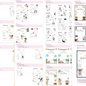 Kindergarten Vorlagen WACHSENDE DATENBANK | schon 1700+ Vorlagen enthalten | Kita Portfolio Kindergarten | Steckbriefe, Portfolio Ordner
