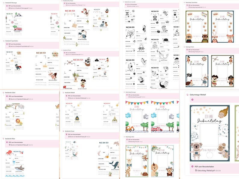 Kindergarten Vorlagen WACHSENDE DATENBANK | schon 1700+ Vorlagen enthalten | Kita Portfolio Kindergarten | Steckbriefe, Portfolio Ordner