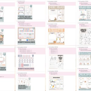Kindergarten Vorlagen WACHSENDE DATENBANK | schon 1700+ Vorlagen enthalten | Kita Portfolio Kindergarten | Steckbriefe, Portfolio Ordner