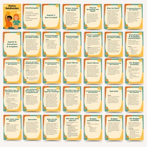 Finanz-Workbook für Kinder | Geld verstehen lernen | Budgetplaner Grundschule | Spar-Challenges Kinder | Einnahmen & Ausgaben Tracker | PDF