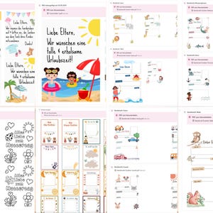 Kindergarten Vorlagen WACHSENDE DATENBANK | schon 1700+ Vorlagen enthalten | Kita Portfolio Kindergarten | Steckbriefe, Portfolio Ordner