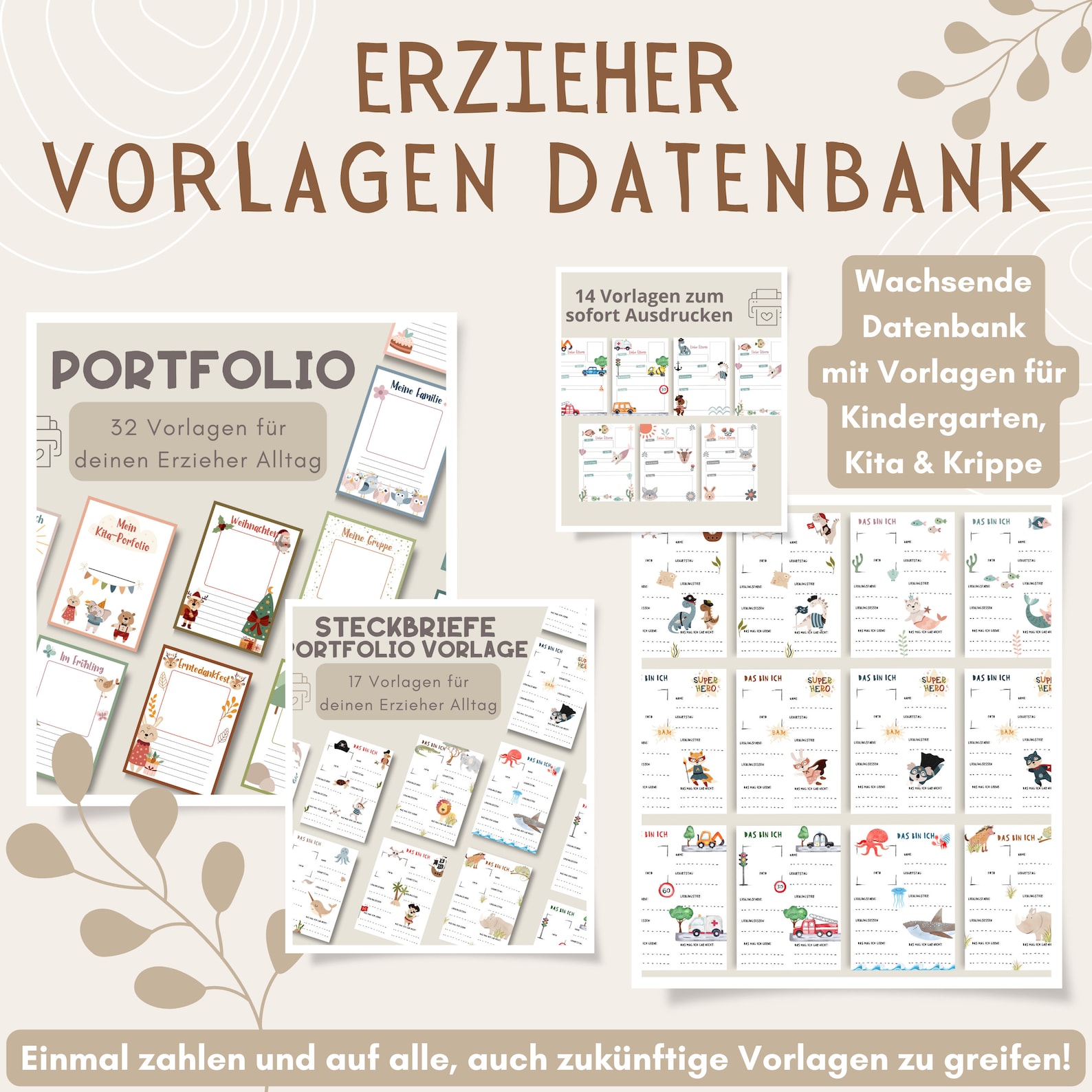  7 Kindergarten Notices Templates Information Board for Daycare Centers 