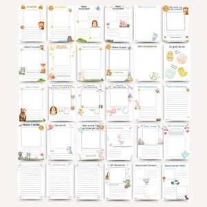 222 Kindergarten Portfolio Vorlagen Tiere | Krippe Portfolio Vorlagen | Kita Portfolio Vorlagen Erzieher | Vorschule Portfolio Kindergarten