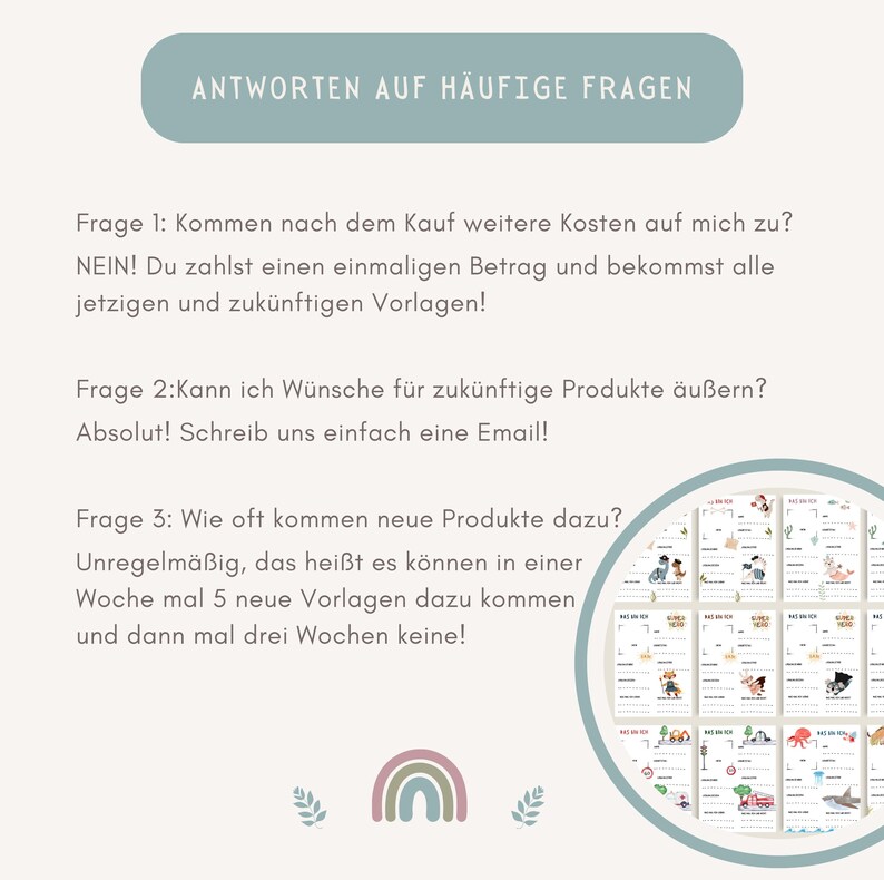 Mehr als 1400 Portfolio-Vorlagen für Erzieher:innen – gesammelt in einer praktischen Datenbank! Perfekt für Krippe, Kindergarten, Vorschule & Tagespflege. Enthalten sind „Das bin ich“-Seiten, Geburtstagsvorlagen, Steckbriefe, Abschiedsseiten, Eingewöhnung, Elterninfos, Lernblätter, Aushänge & mehr. Alle Vorlagen als PDF zum Ausdrucken – ideal für Portfolio-Ordner, Dokumentation & kreative Kita-Materialien!