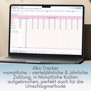 Monatlicher Budget Planer DEUTSCH | Finanz Tracker | Budgetplaner Vorlage | Haushaltsbuch digital | Umschlagmethode Vorlage | GOOGLE SHEETS

Mit dieser Budgettabelle hast du deine Finanzen immer im Blick.
Dank der Gegenüberstellung von Budget und tatsächlichen Ausgaben in den Monatsübersichten kannst du deine Finanzen ganz leicht organisieren. So fällt es dir einfacher, langfristig Vermögen aufzubauen.