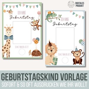 2 Verjaardagssjablonen Kleuterschool | Ochtendcirkel Verjaardagskind Portfolio Kita Template Verjaardagsportfolio Kinderkamer Verjaardagskalender Kita