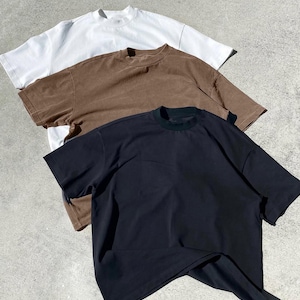 WORLD&#39;S BEST Oversized Blank T-Shirt,Heavy Weight Basic T-shirt, Plain T-Shirt, Mens Tshirt, Relaxed fit, Essential Tee