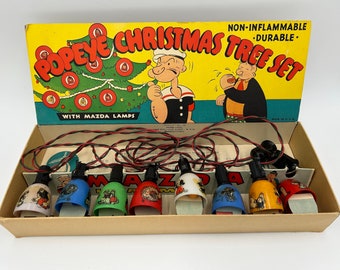 Popeye Christmas Tree Light Set