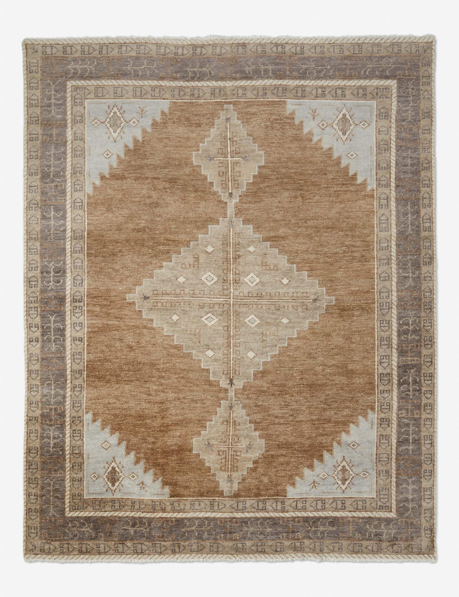 Theda Rug Theda Handmade Knotted Woolen Area Rug for Bedroom Livingroom Office ...