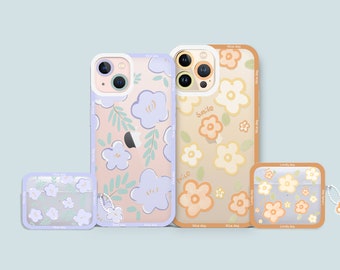 Pastel Poney Flowers iPhone 14/13/12/11 case, Samsung Galaxy 23/22/21/20, Samsung Note, Google Pixel, Airpods Pro Case, iPad Case pro mini