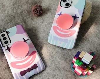 Exclusif Pastel Funny Clown Unique Kawaii Aesthetic Designer Phone Case iPhone Cases,iPhone 15 14,13,12,11 mini,Airpods Pro Case