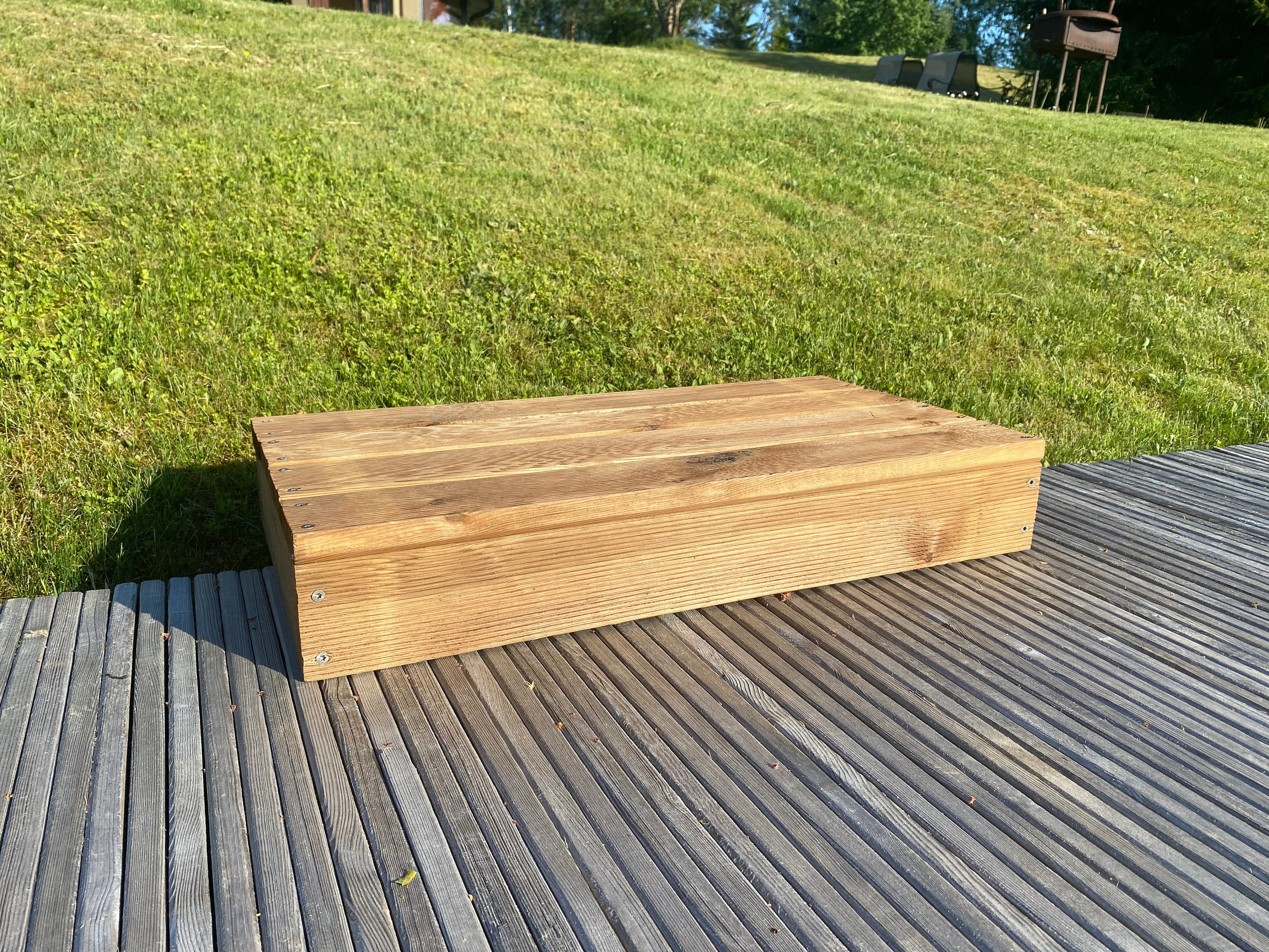 Wooden Step 75x40x12 Cm for Outdoors for Landscaping, Long Lasting