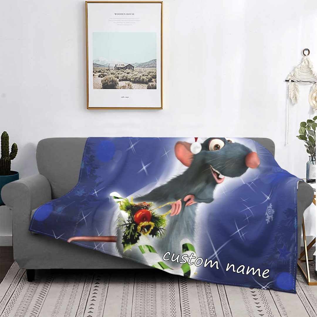 Custom Name Ratatouille Blanket Personalized Flannel Throw Etsy New