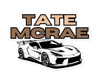 Tate McRae Sticker | Cute Vinyl Sticker for Laptop, Water Bottle, Notebook