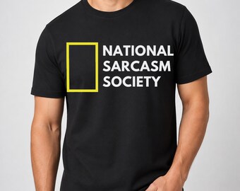National Sarcasm Society Logo T-Shirt | Funny Sarcastic Tee