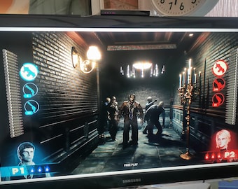 Juego con pistola de luz, unidad de 500 GB llena de más de 600 juegos en compilaciones de Batocera o Launch Box. 3 opciones: autoextracción o compilación lista para usar.