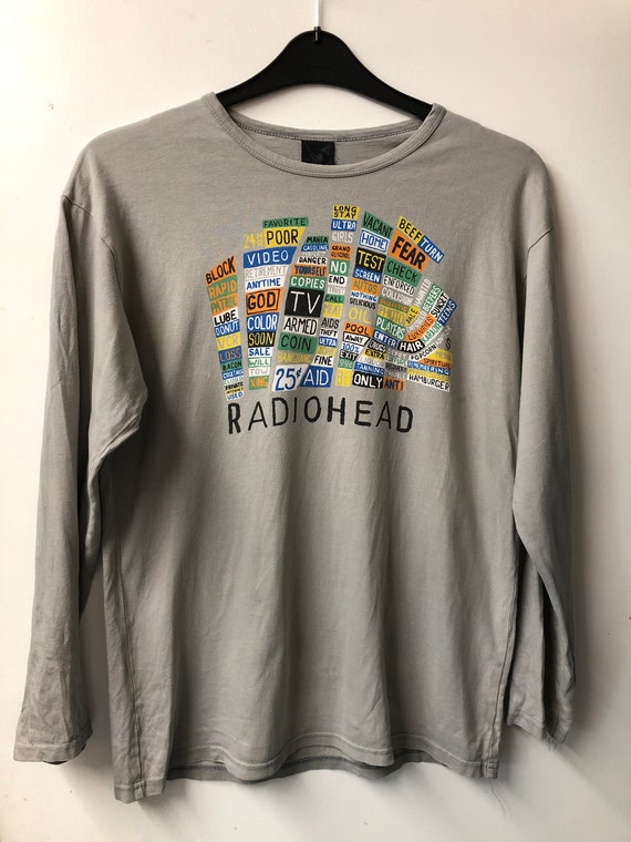Radiohead Hail to the Thief Tシャツ　オフィシャル 03s ''Radio head'' Hail to the Thief T-shirt – KIARIS