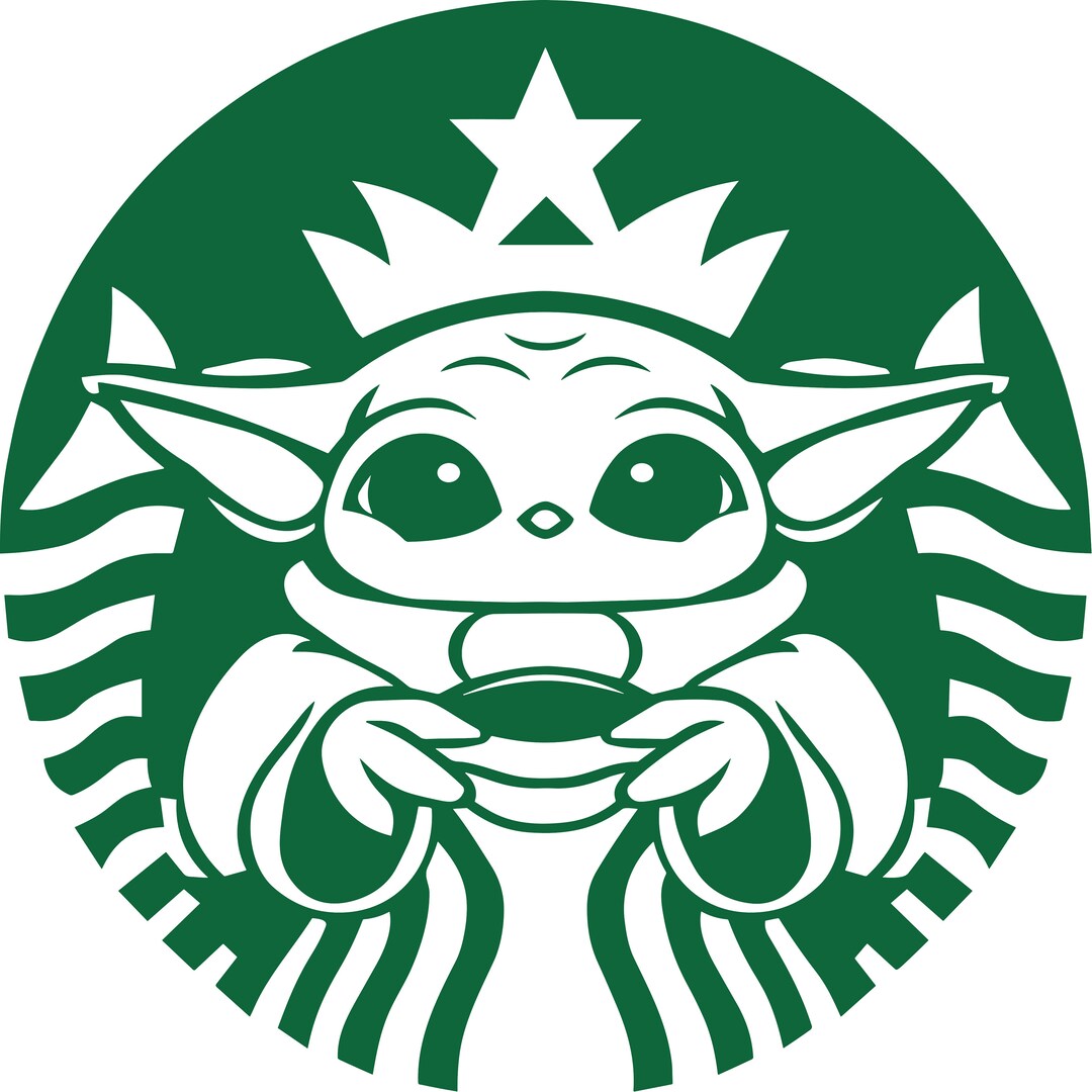 Baby Yoda PNG/SVG Digital File Etsy