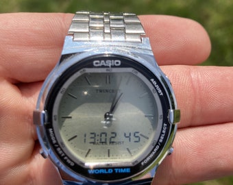 Casio ABX-200 World Time Twincept Vintage