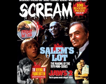 Horror Mag / Scream Magazine / Issue 87 / Jaws 2 / Salem's Lot / Friday the 13th / Psycho / Frankenstein / Hammer / Horror Film / Horror