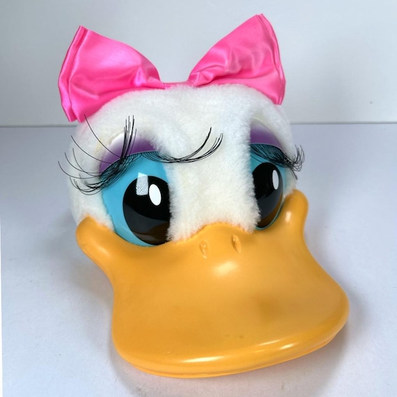 Vintage Disney Daisy Duck Adult One Size Fits All Snap Back Hat Plastic Bill Vintage Adult Disney Daisy Duck Plastic Bill Hat | eBay main image 4