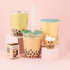 EASTER PROMO- BUY 3 get 1 free!!! boba straw keyring set