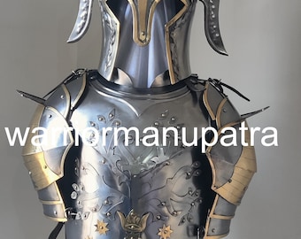 18Ga Gondor Fountain Half Body Armor Suit Kirys Naramiennik z Hełmem