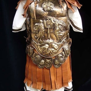18 Guage Steel Medieval Gladiator Armor Roman Cuirass Reenactment Breastplate
