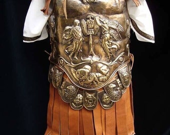 18 Guage Steel Medieval Gladiator Armor Roman Cuirass Reenactment Breastplate