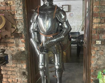 Medieval Maximilian Armour Suit: Full Body Knight Combat Armour