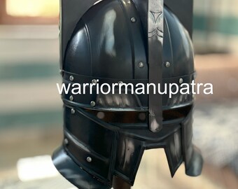 Medieval Moria Dwarves Blued Helmet Halloween Costume helmet With Liner