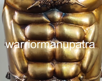 18ga Steel Medieval Armor Roman Cuirass Reenactment Knight Breastplate
