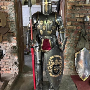 中世の軽騎兵用鎧 ニッケル仕上げと真鍮 - Etsy 日本