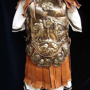 18 Guage Steel Medieval Gladiator Armor Roman Cuirass Reenactment Breastplate image 3