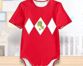 AB/DL Red Dino Ranger Bodysuit
