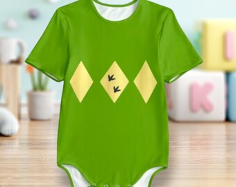 AB/DL Green Baby Dino Ranger Bodysuit