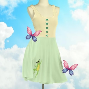Prinzessin Frosch ABDL Fit And Flare Kleid