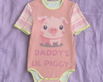 Daddy's Lil Piggy Bodysuits