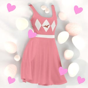 ABDL Pink Rangers Fit and Flare Kleid