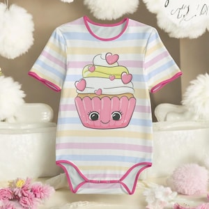 Adult Baby Cupcake Bodysuits