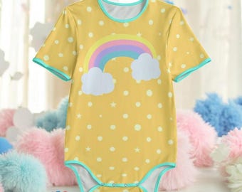 Polka Dot And Rainbows Bodysuits