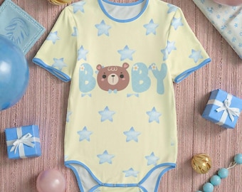 ABDL Baby Star Bear Bodysuit