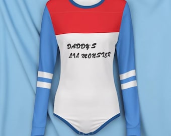Lil Cute Core Daddy's Lil Monster Long Sleeve Bodysuit
