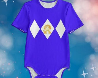 AB/DL Blue Dino Ranger Bodysuit
