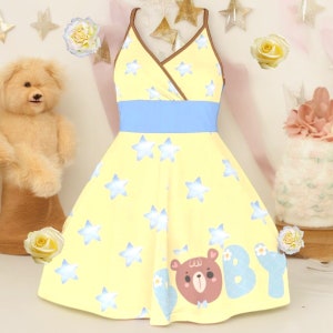 Erwachsene Baby Sterne & Teddy Bär Tee Party Kleid