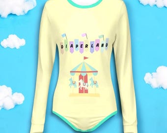 All-Over Print Women's Long Sleeve Bodysuit