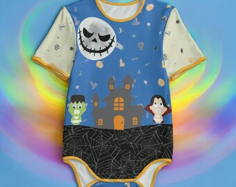 Adult Baby Spooky Night Bodysuit