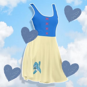 ABDL fit and flare Snow White Dress