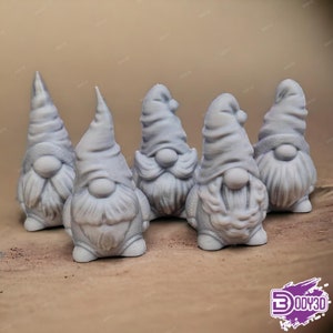 5 Gnomes (Supportless) - 3D MODEL