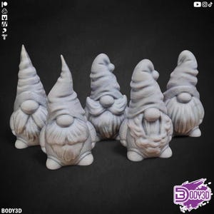 5 Gnomes (Supportless) - 3D MODEL